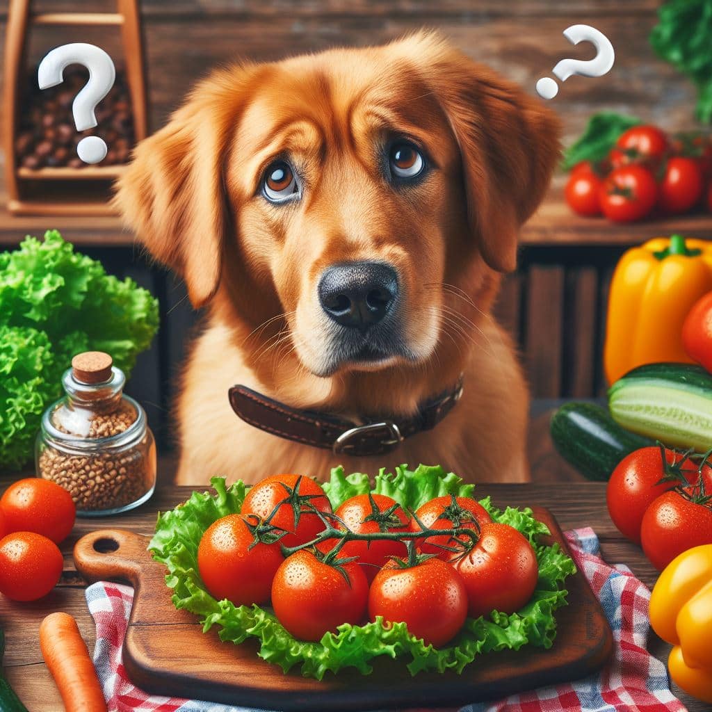 Can dog eat tomatoes
