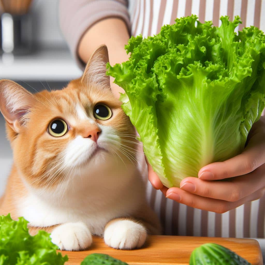 can cats eat lettuce