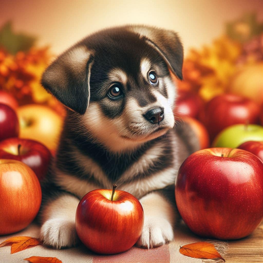 Can Puppies Eat Apples
