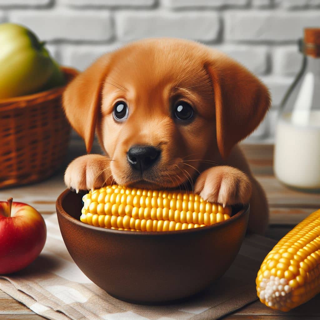 Can Puppies Eat Corn