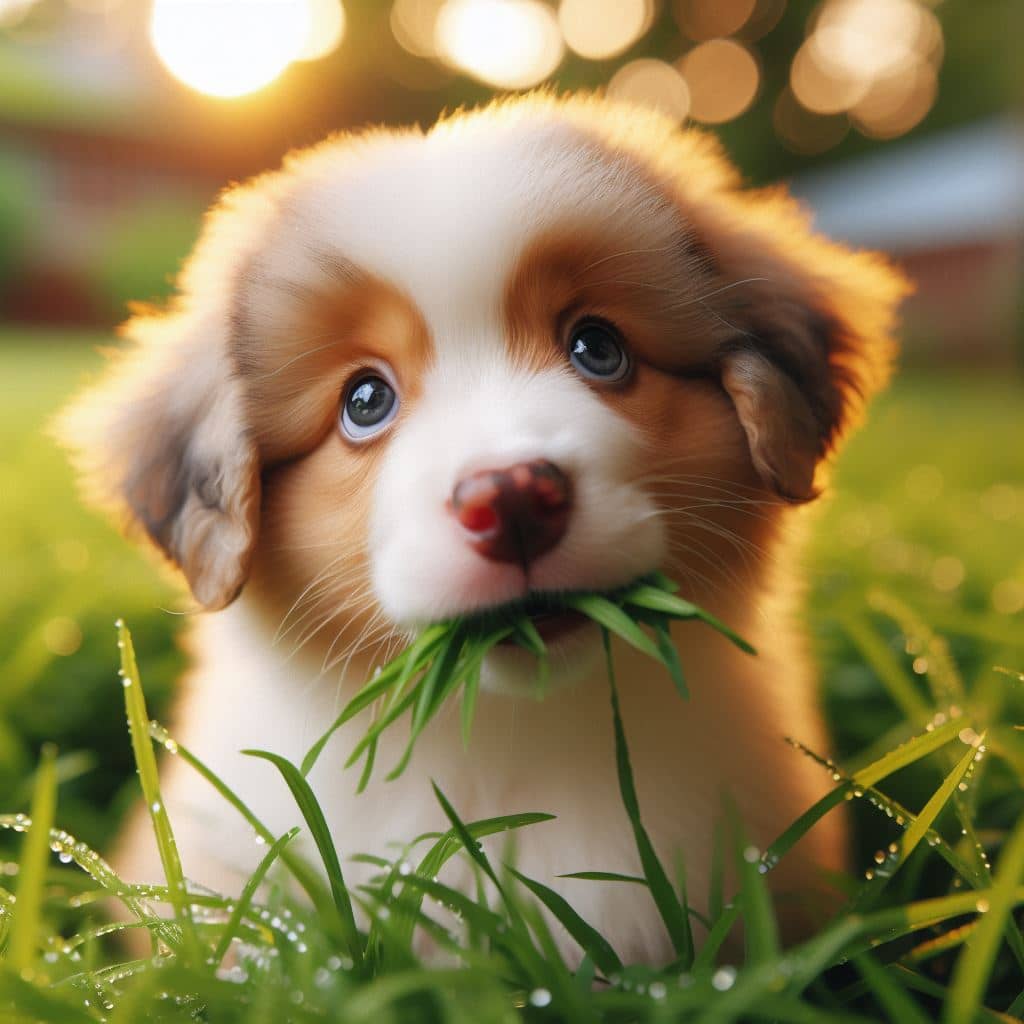 Can Puppies Eat Grass