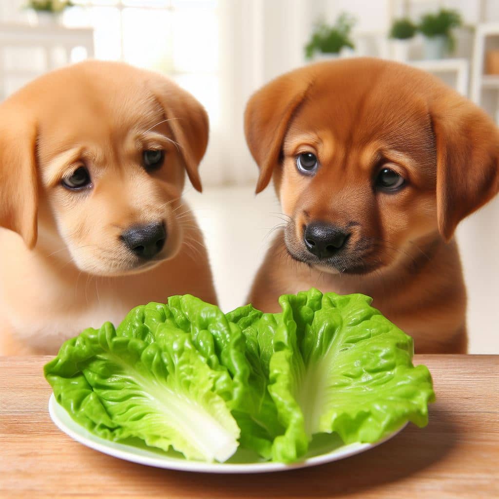 can puppies eat lettuce