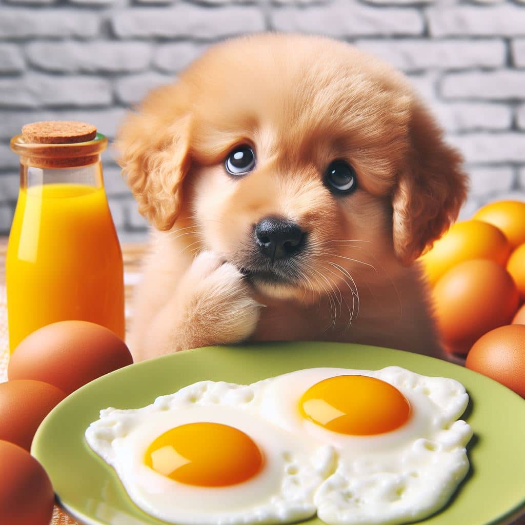 can puppies eat scrambled eggs
