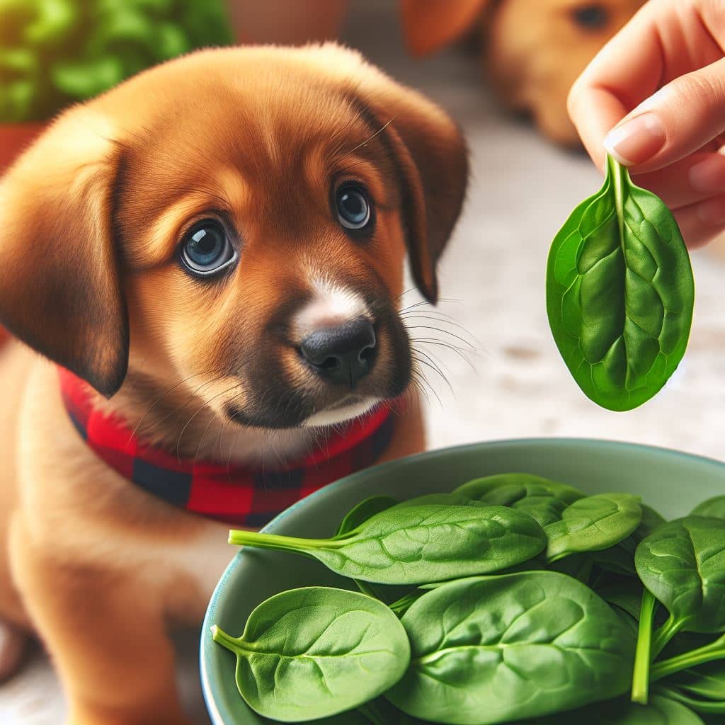 Can Puppies Eat Spinach