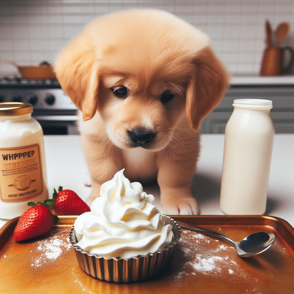 Can Puppies Eat Whipped Cream