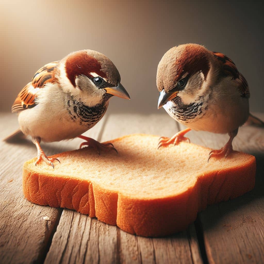 can birds eat bread