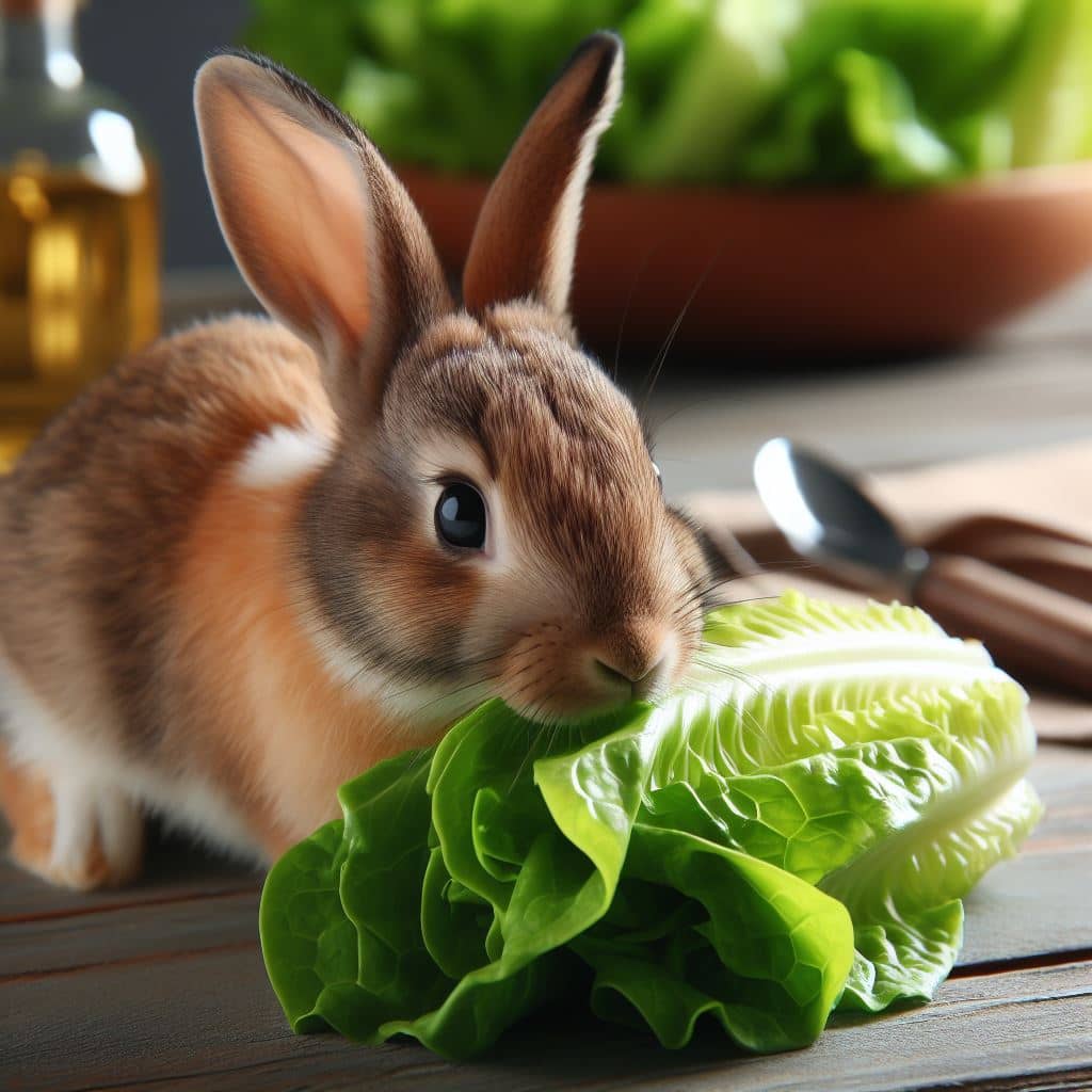 Can rabbits eat romaine lettuce