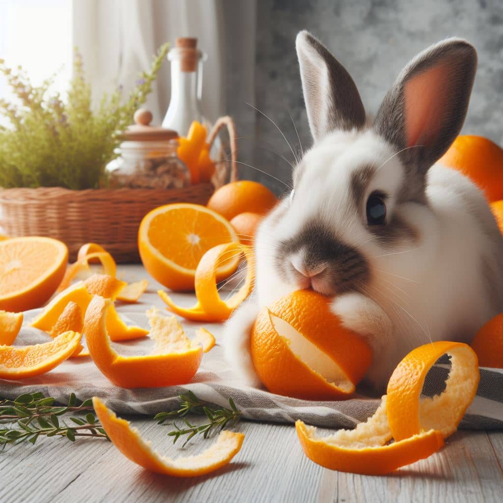 Can rabbits eat oranges peels