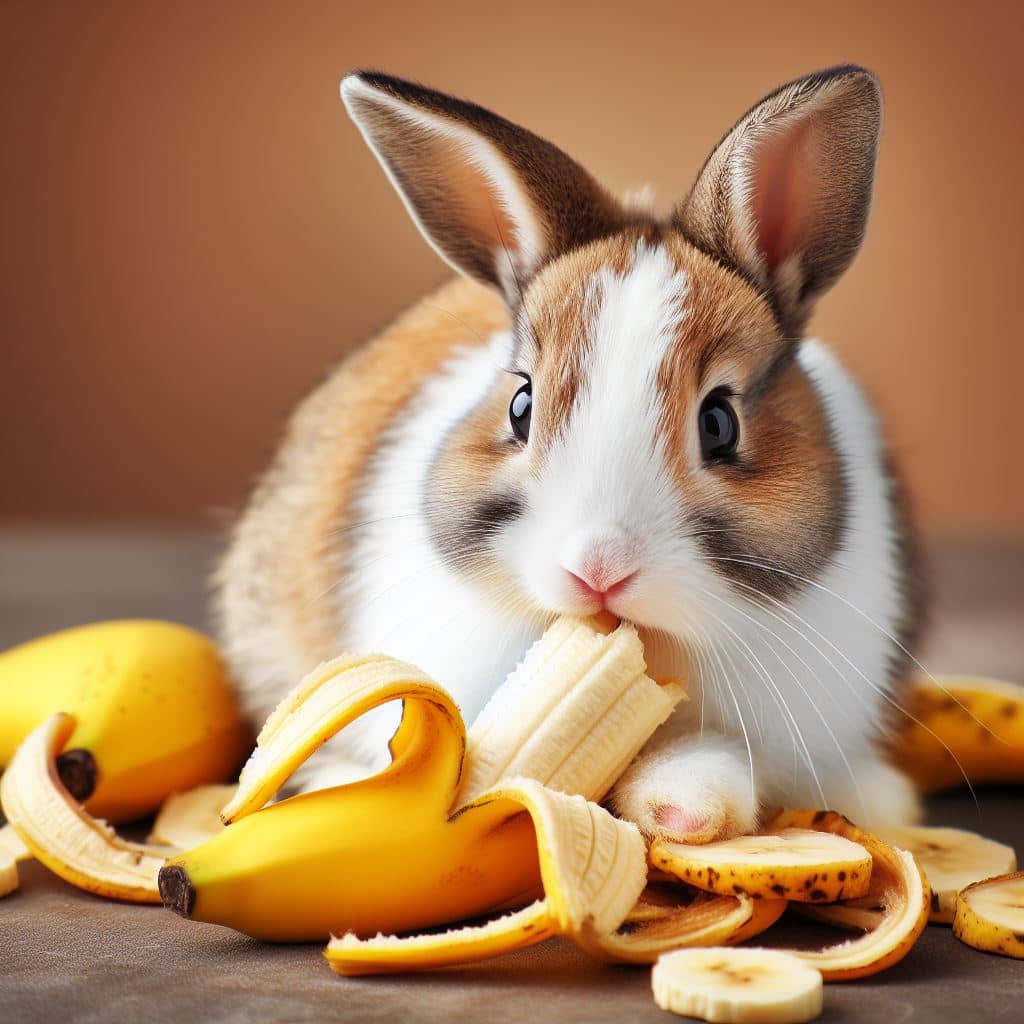 Can rabbits eat banana peels