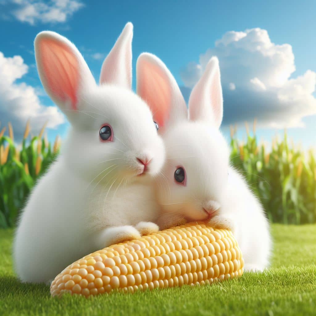Can rabbits eat corn on the cob