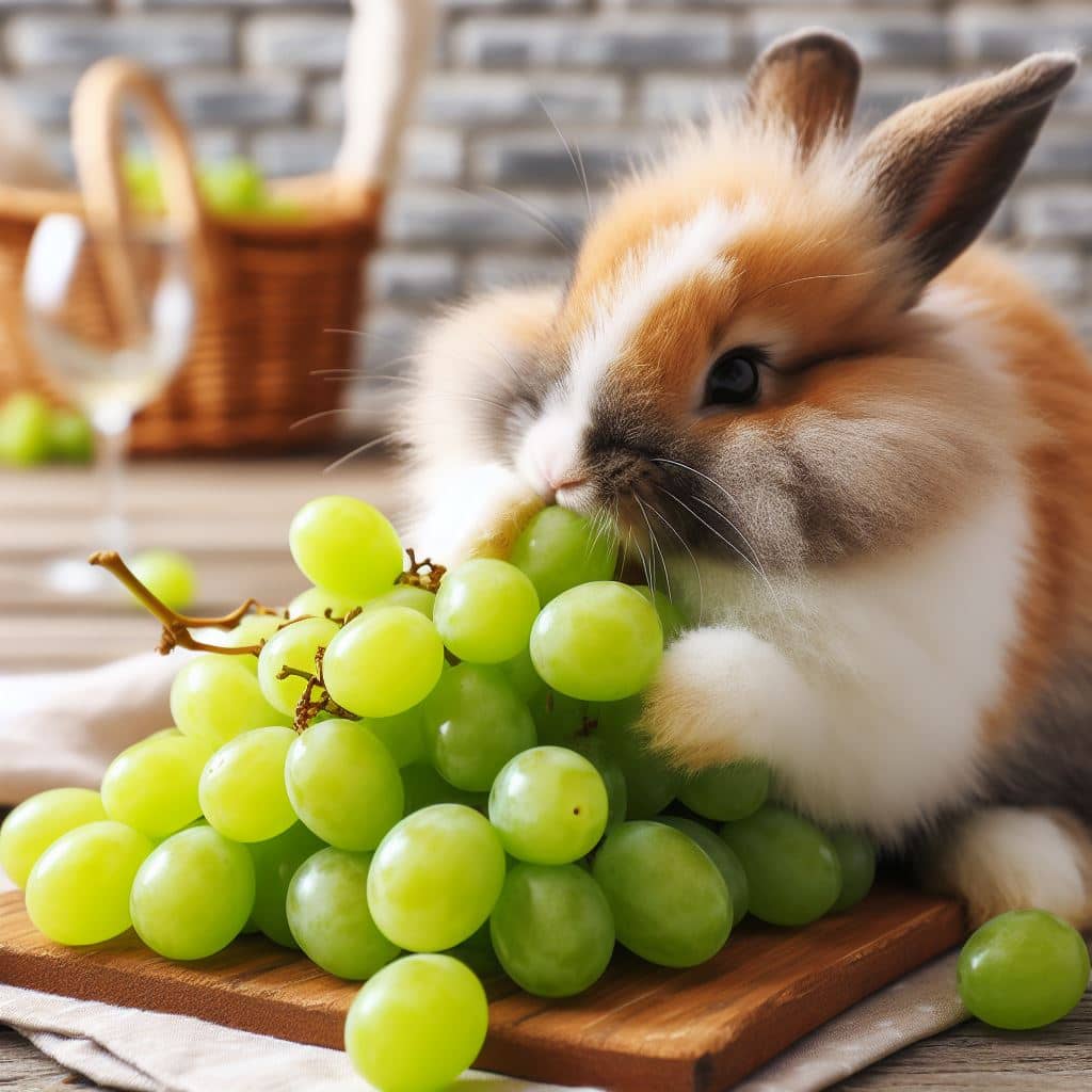 Can rabbits eat green grapes