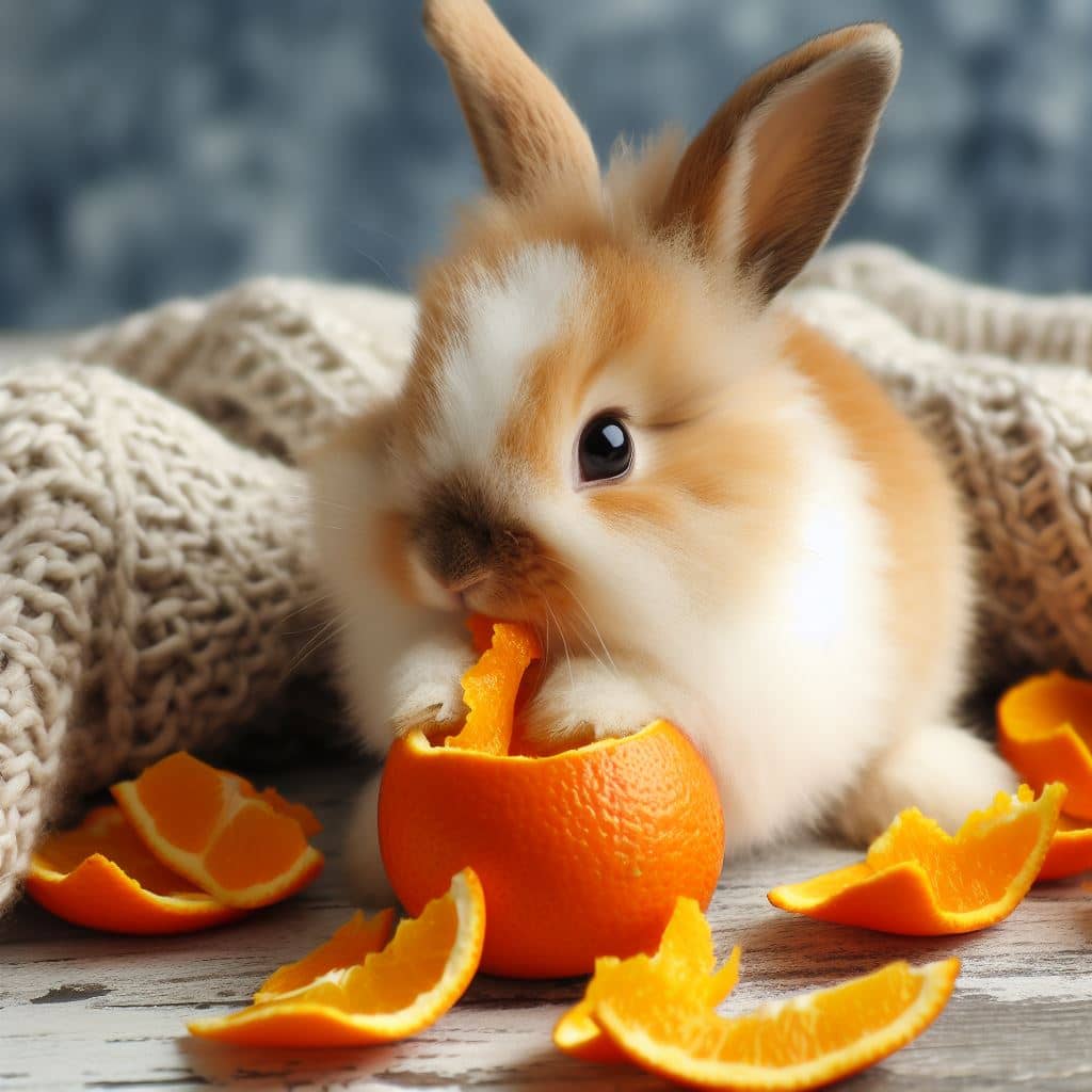 Can rabbits eat orange peels