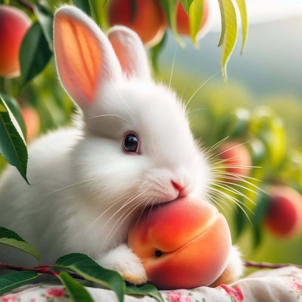 Can rabbits eat peaches