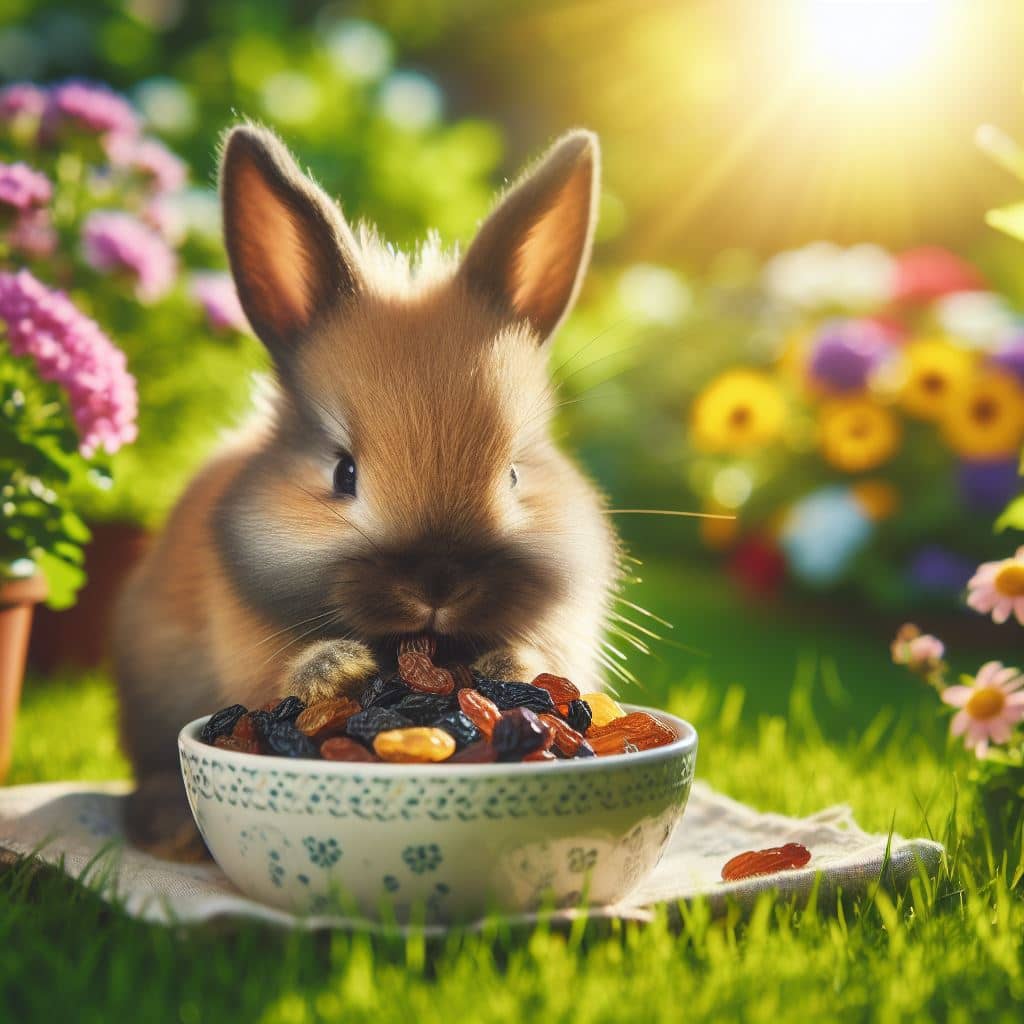 Can rabbits eat raisins