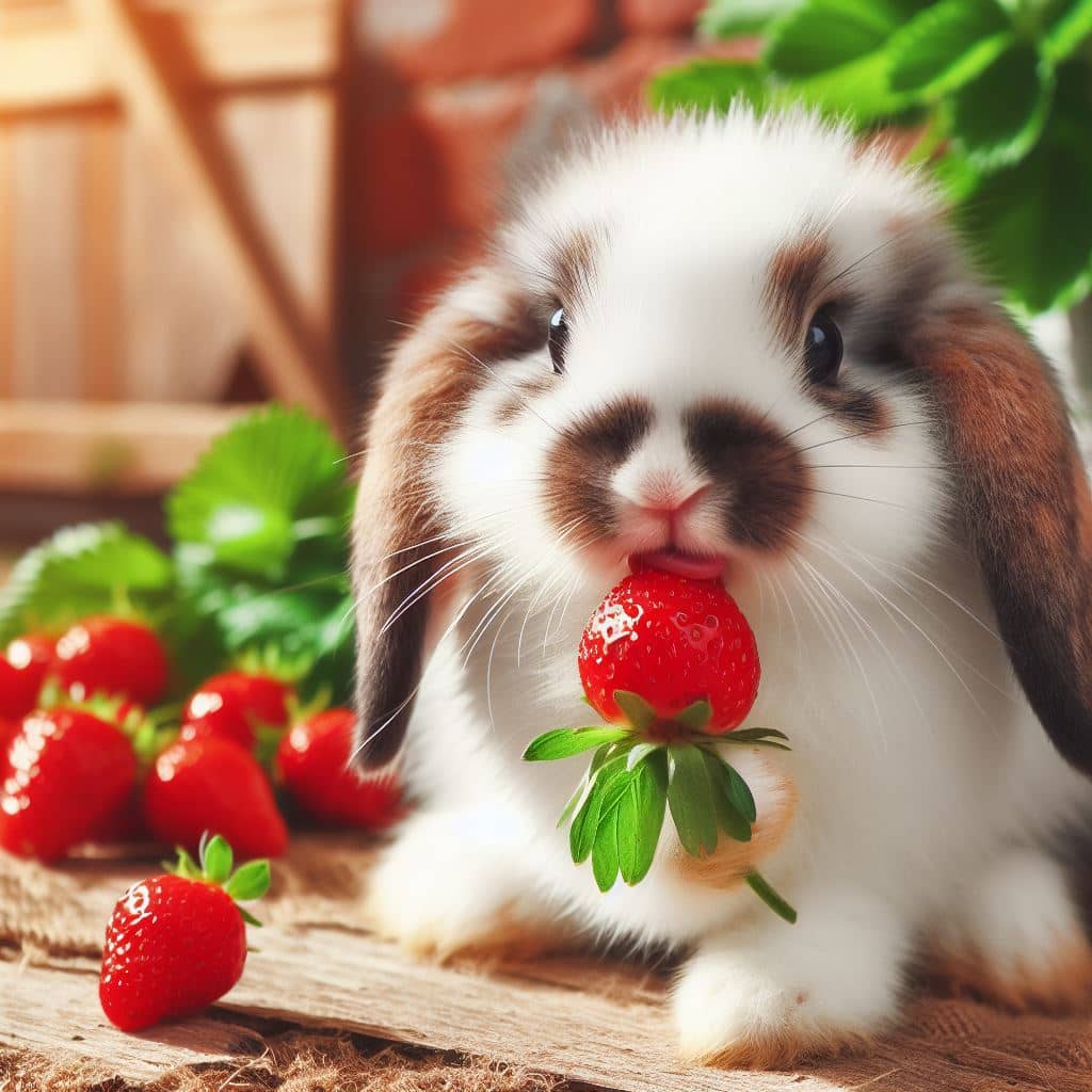 Can rabbits eat strawberry tops