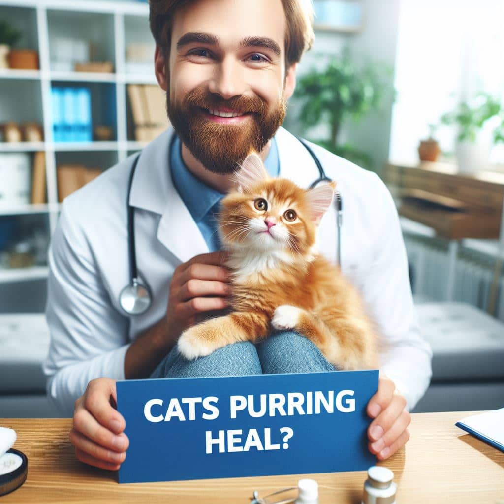 Does cats purring heal