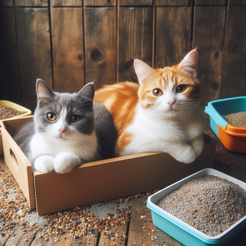 Will cats share a litter box