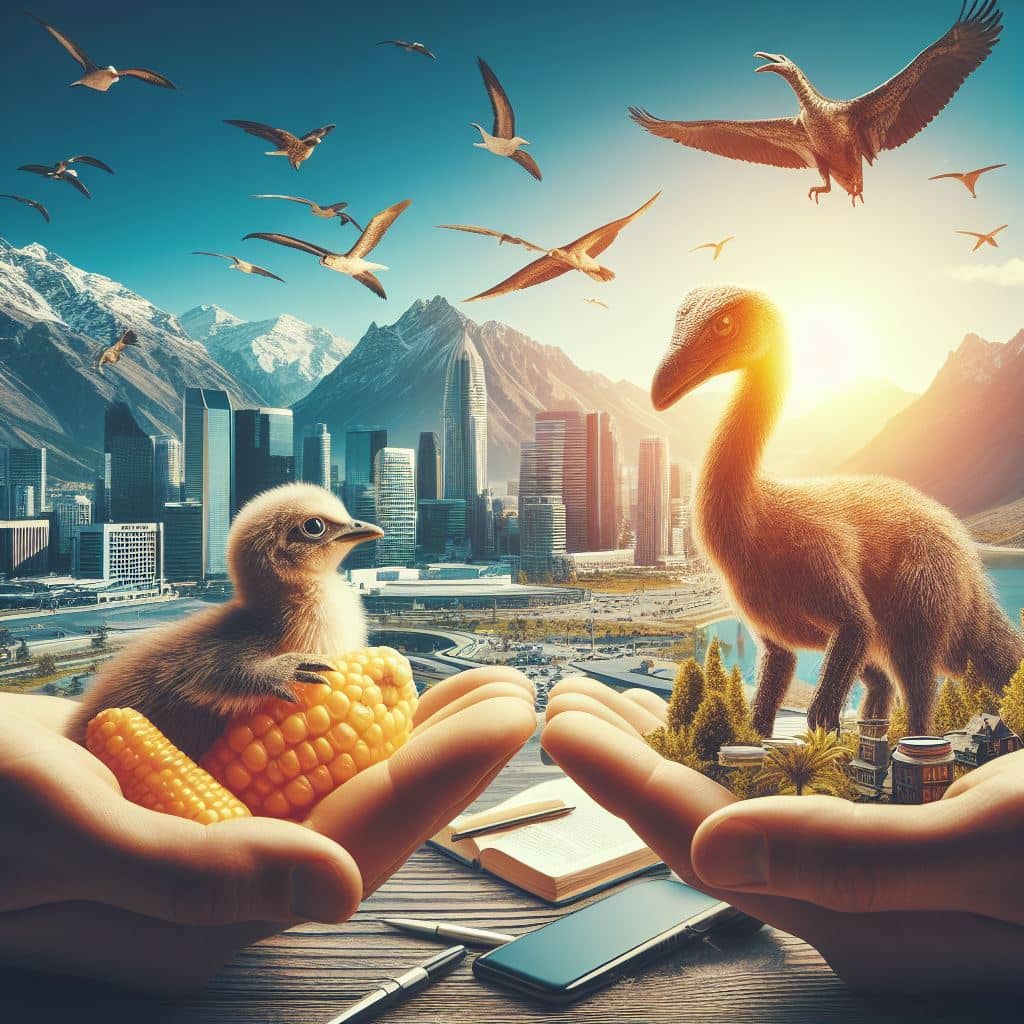 did birds and dinosaurs coexist