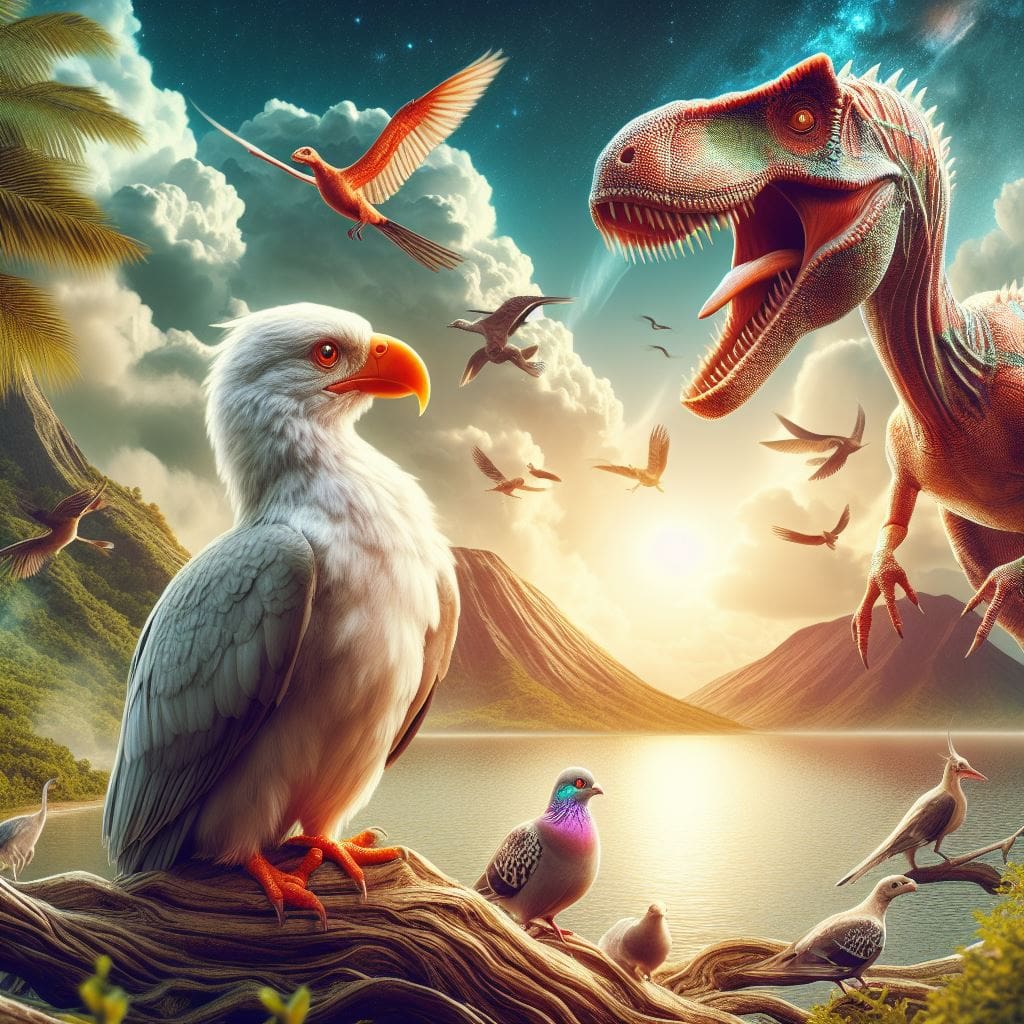 did birds live with dinosaurs