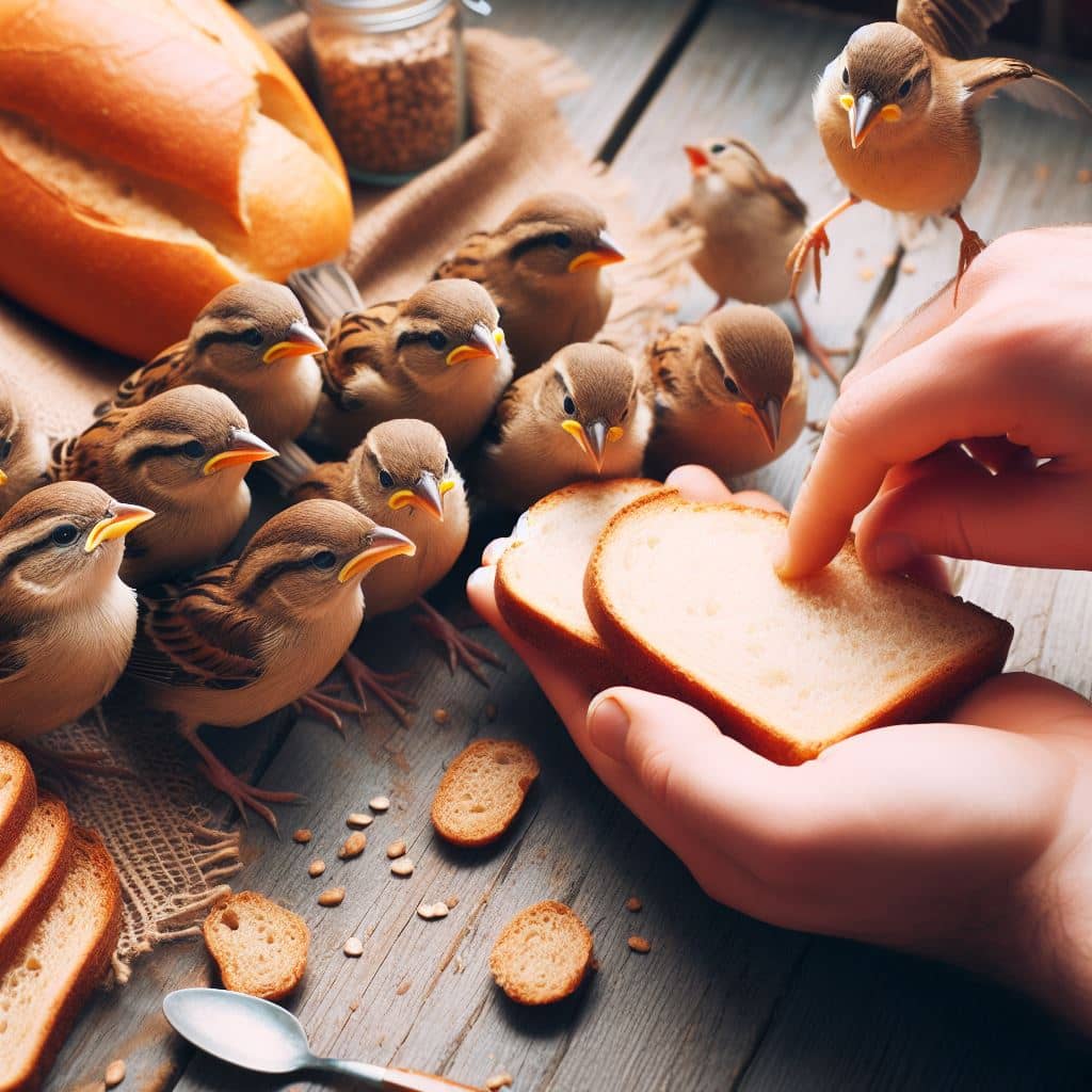 should birds be fed bread